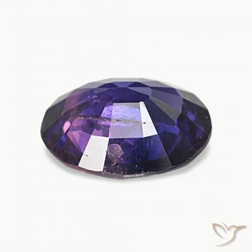 Zaffiro Viola intenso naturale da 2.34 ct, Ovale, VS-SI