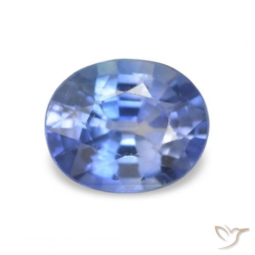 0.53ct Blu navy medio Zaffiro, Ovale, VVS-VS