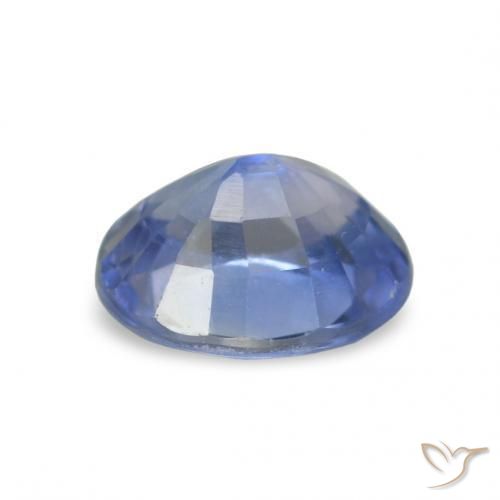 Zaffiro Blu navy medio naturale da 0.53 ct, Taglio ovale, VVS-VS