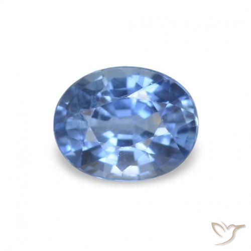 0.36ct Blu navy Zaffiro, Ovale, VVS-VS