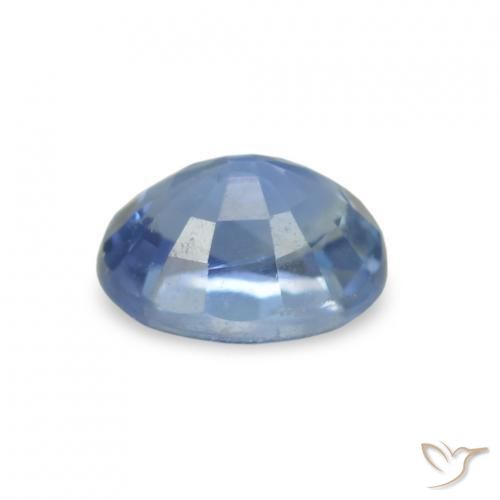 Zaffiro Blu navy naturale da 0.36 ct, Taglio ovale, VVS-VS