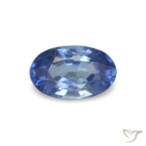 0.28ct blu zaffiro, ovale, VVS-VS