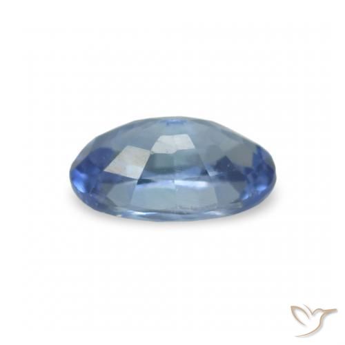 Zaffiro naturale blu da 0,28 ct, taglio ovale, VVS-VS
