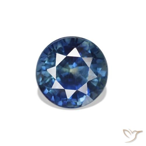 1.32ct Blu navy Zaffiro, Rotondo, VVS-VS