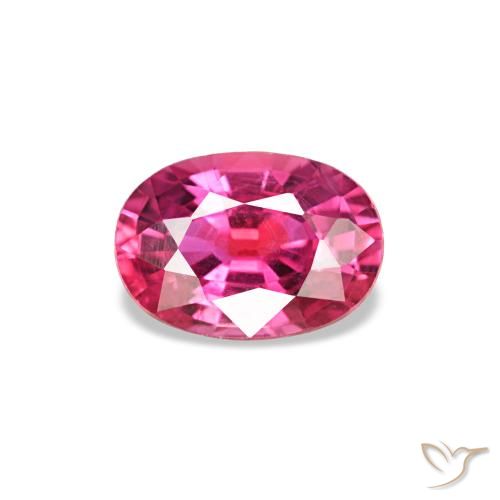0.58ct Magenta intenso Zaffiro, Ovale, VS