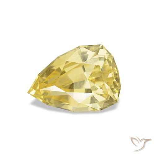 0.86ct Oro chiaro Zaffiro, Taglio trillion, VS