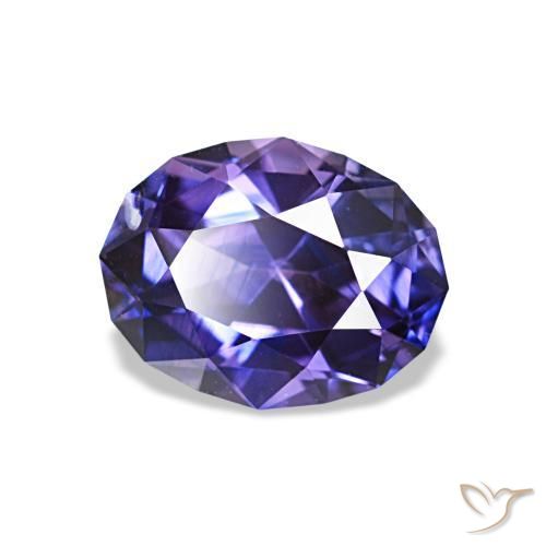 Zaffiro Blu notte naturale da 1.27 ct, Taglio ovale, VS