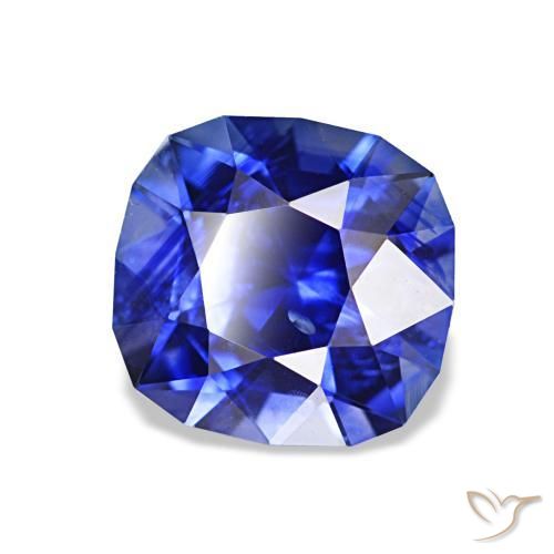 Zaffiro Blu reale naturale da 1.42 ct, Taglio a cuscino, VS
