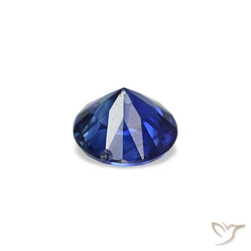 Gemme di Zaffiro Blu scuro naturale da 9.31 ct, Taglio rotondo, VS