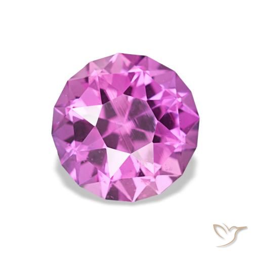 Zaffiro naturale porpora da 1,46 ct, taglio rotondo, VS