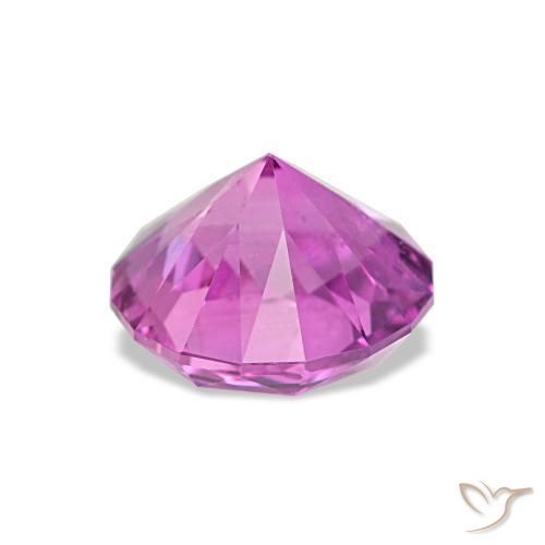 Zaffiro naturale porpora da 1,46 ct, taglio rotondo, VS