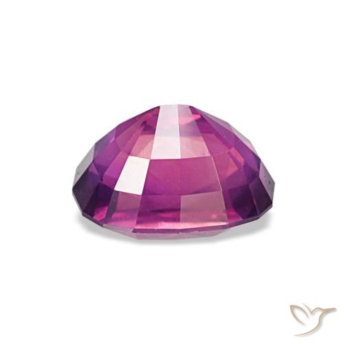 Zaffiro naturale porpora da 1,26 ct, taglio a cuscino, VS