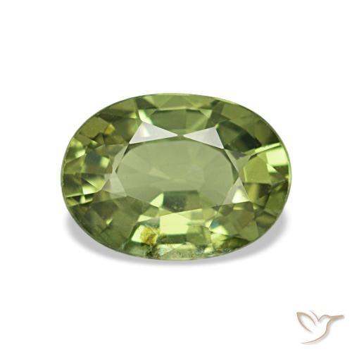1.04ct verde zaffiro, ovale, VS-SI