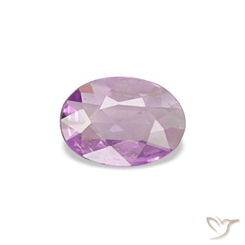 Zaffiro naturale viola da 0,29 ct, taglio ovale, VS