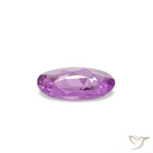 Zaffiro naturale viola da 0,29 ct, taglio ovale, VS