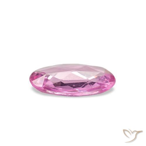 Zaffiro naturale rosa da 0,30 ct, taglio ovale, VS
