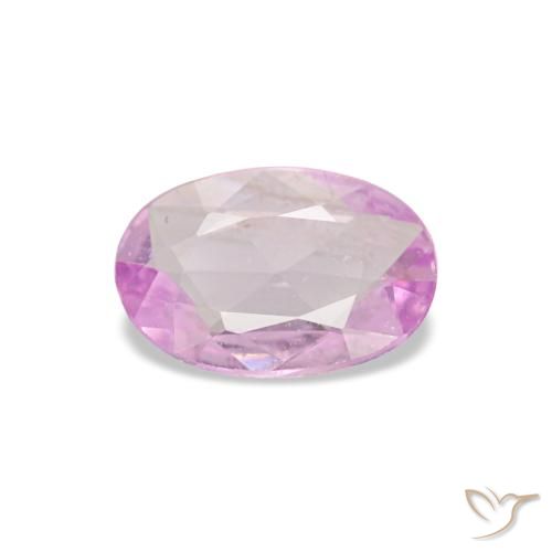 Zaffiro naturale rosa da 0,32 ct, taglio ovale, VS