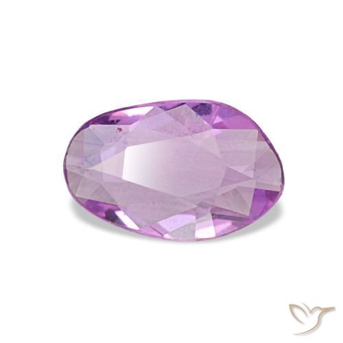 Zaffiro naturale porpora da 0,43 ct, forma fantasia, VVS-VS