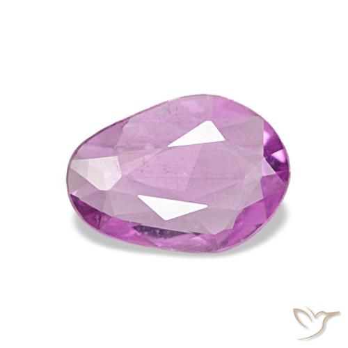 Zaffiro naturale porpora da 0,51 ct, forma fantasia, VVS-VS