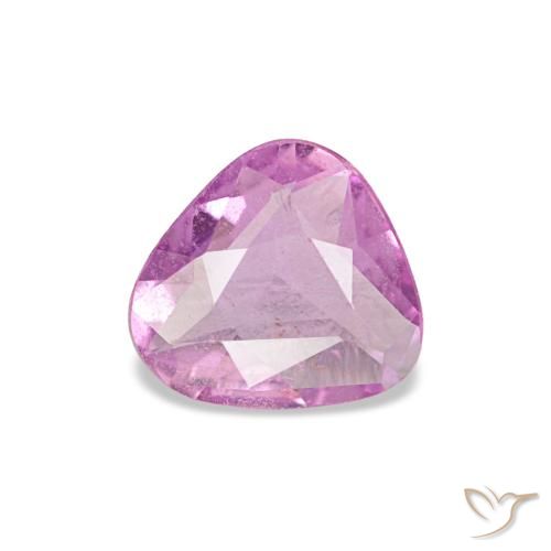 Zaffiro naturale porpora da 0,40 ct, trillion, VVS-VS