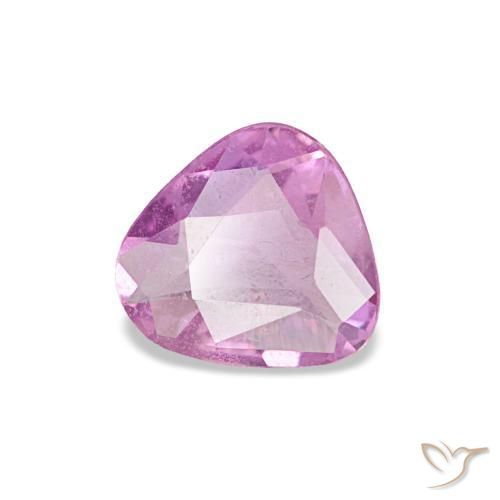Zaffiro naturale porpora da 0,40 ct, trillion, VVS-VS