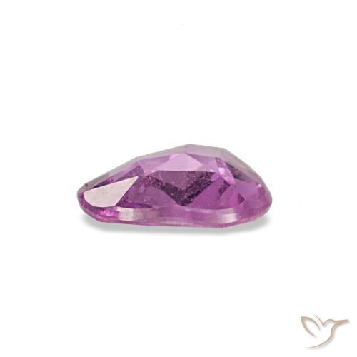 Zaffiro naturale porpora da 0,40 ct, trillion, VVS-VS