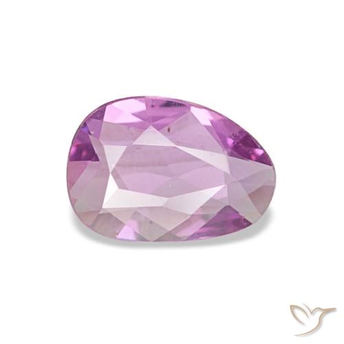 Zaffiro naturale porpora da 0,44 ct, forma fantasia, VVS-VS