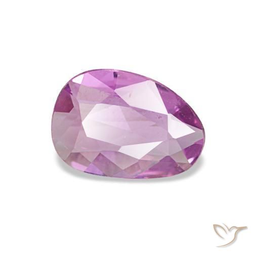Zaffiro naturale porpora da 0,44 ct, forma fantasia, VVS-VS