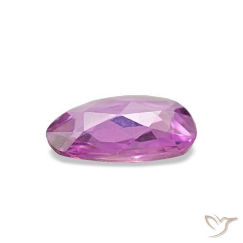 Zaffiro naturale porpora da 0,44 ct, forma fantasia, VVS-VS