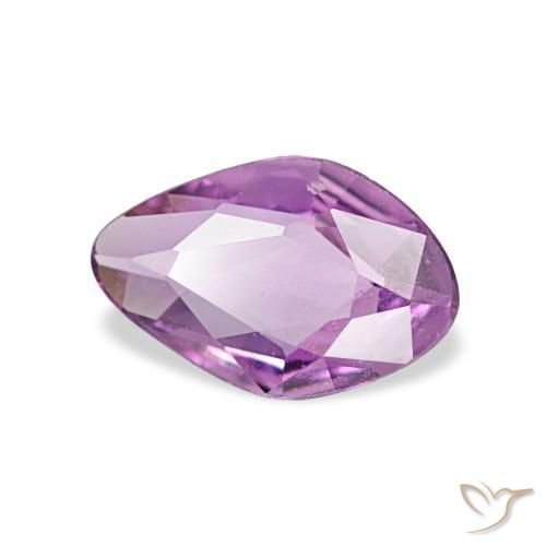 Zaffiro naturale porpora da 0,52 ct, forma fantasia, VVS-VS