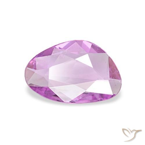 Zaffiro naturale porpora da 0,47 ct, forma fantasia, VVS-VS
