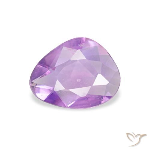 Zaffiro naturale porpora da 0,37 ct, forma fantasia, VVS-VS