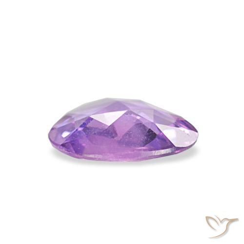 Zaffiro naturale porpora da 0,37 ct, forma fantasia, VVS-VS
