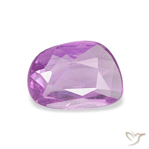 Zaffiro naturale porpora da 0,58 ct, forma fantasia, VVS-VS