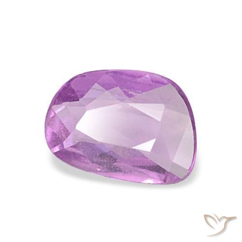 Zaffiro naturale porpora da 0,58 ct, forma fantasia, VVS-VS