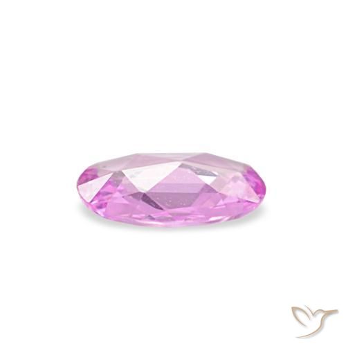 Zaffiro naturale porpora da 0,21 ct, taglio ovale, VVS