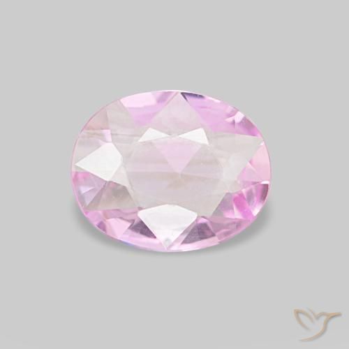 Zaffiro naturale porpora da 0,50 ct, taglio ovale, VVS