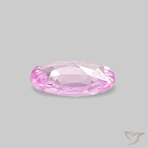 Zaffiro naturale porpora da 0,50 ct, taglio ovale, VVS