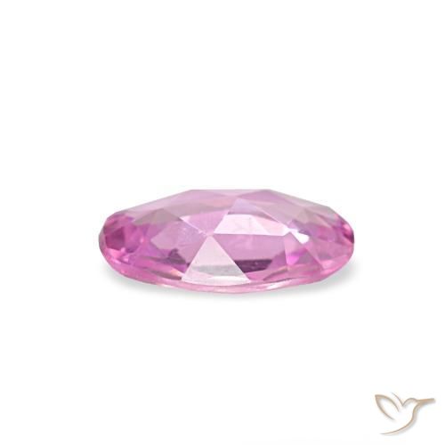 Zaffiro naturale rosa da 0,40 ct, taglio ovale, VVS