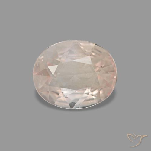 Zaffiro naturale rosa da 0,59 ct, taglio ovale, VS