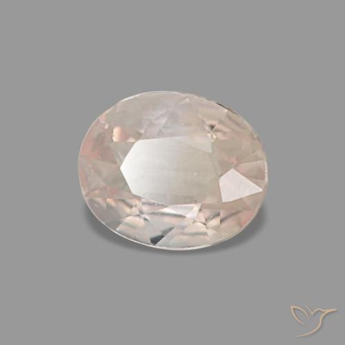 Zaffiro naturale rosa da 0,59 ct, taglio ovale, VS