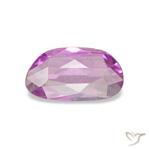 Zaffiro naturale porpora da 0,39 ct, forma fantasia, VVS
