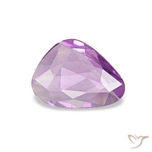 Zaffiro naturale porpora da 0,45 ct, forma fantasia, VVS