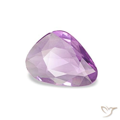 Zaffiro naturale porpora da 0,45 ct, forma fantasia, VVS
