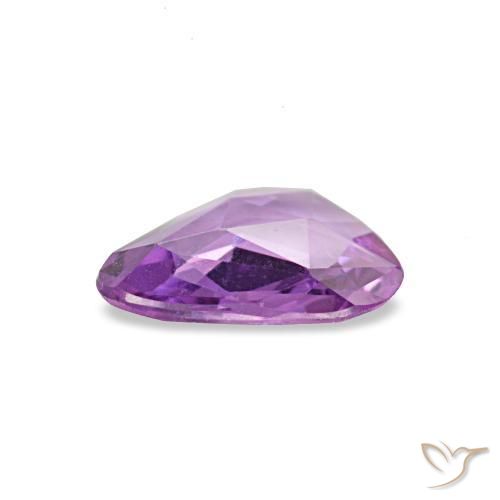 Zaffiro naturale porpora da 0,45 ct, forma fantasia, VVS