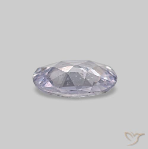 Zaffiro naturale grigio da 0,44 ct, taglio ovale, VVS-VS