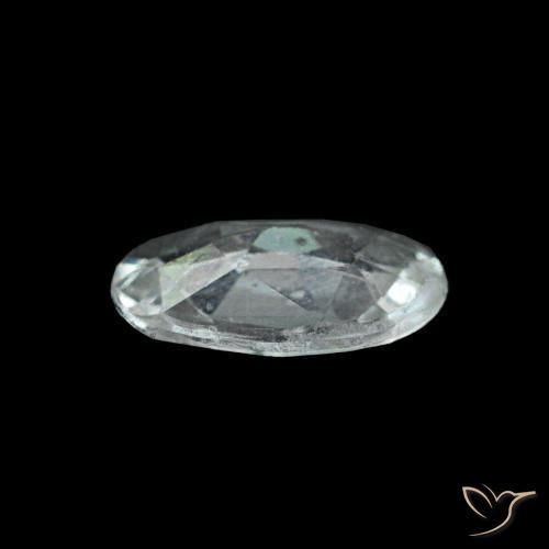 Zaffiro naturale grigio da 0,37 ct, taglio ovale, VVS-VS