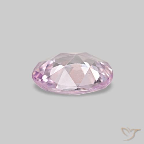 Zaffiro naturale rosa da 0,53 ct, taglio ovale, VVS-VS