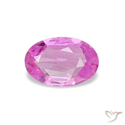 Zaffiro naturale porpora da 0,42 ct, taglio ovale, VVS-VS