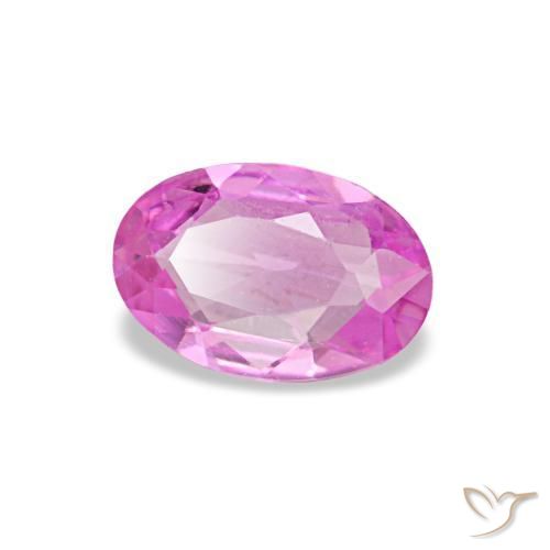 Zaffiro naturale porpora da 0,42 ct, taglio ovale, VVS-VS